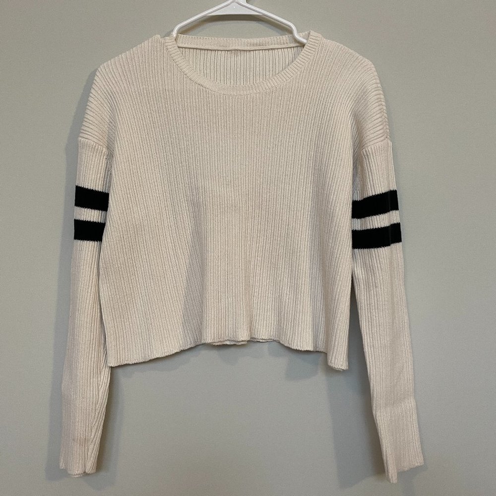 Forever 21 Cream Knit Sweater